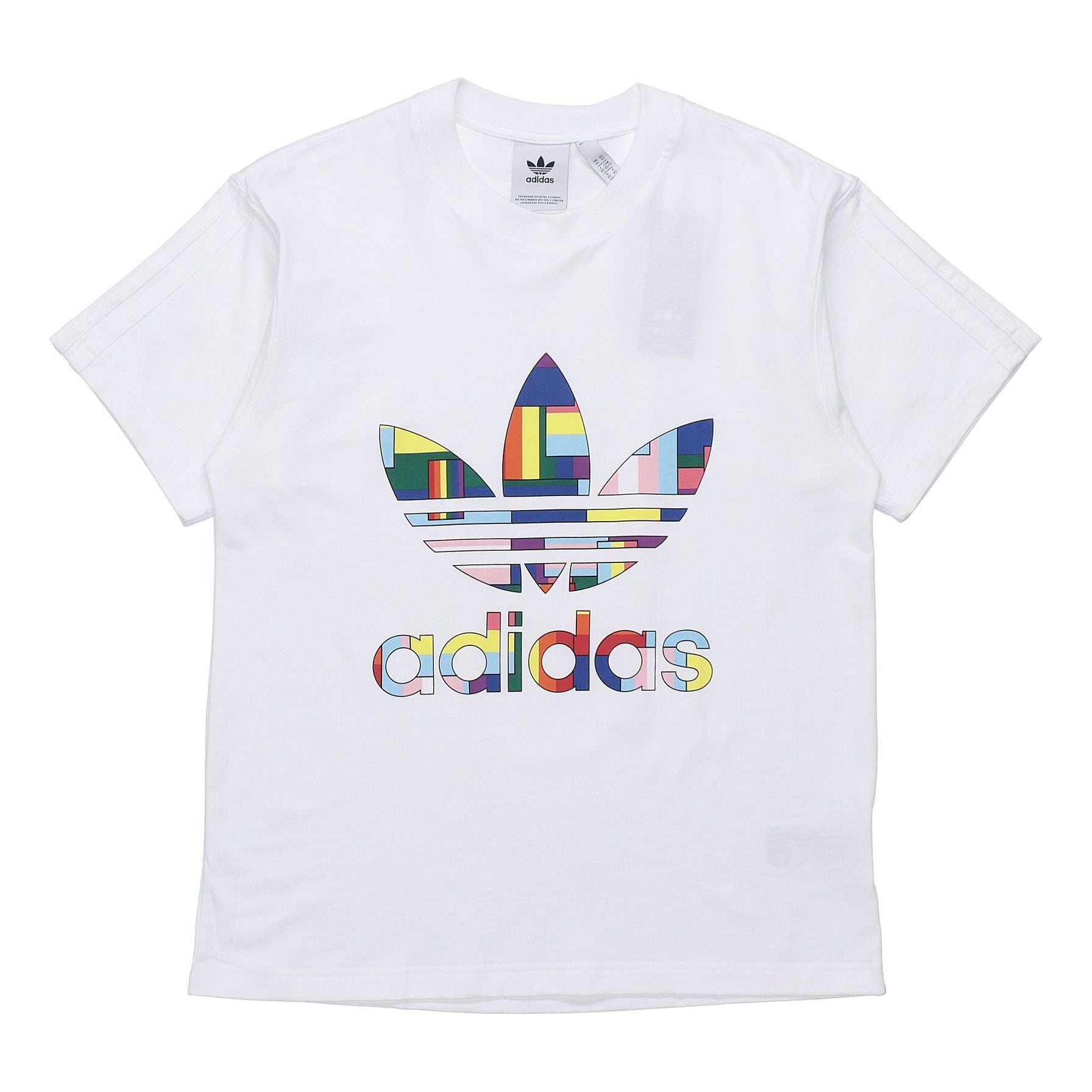 adidas originals Flag Lag Fill Tee Sports Short Sleeve White GD0953