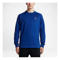 Nike Court Fleece Crew 'Deep Royal Metallic Silver' 744010-455