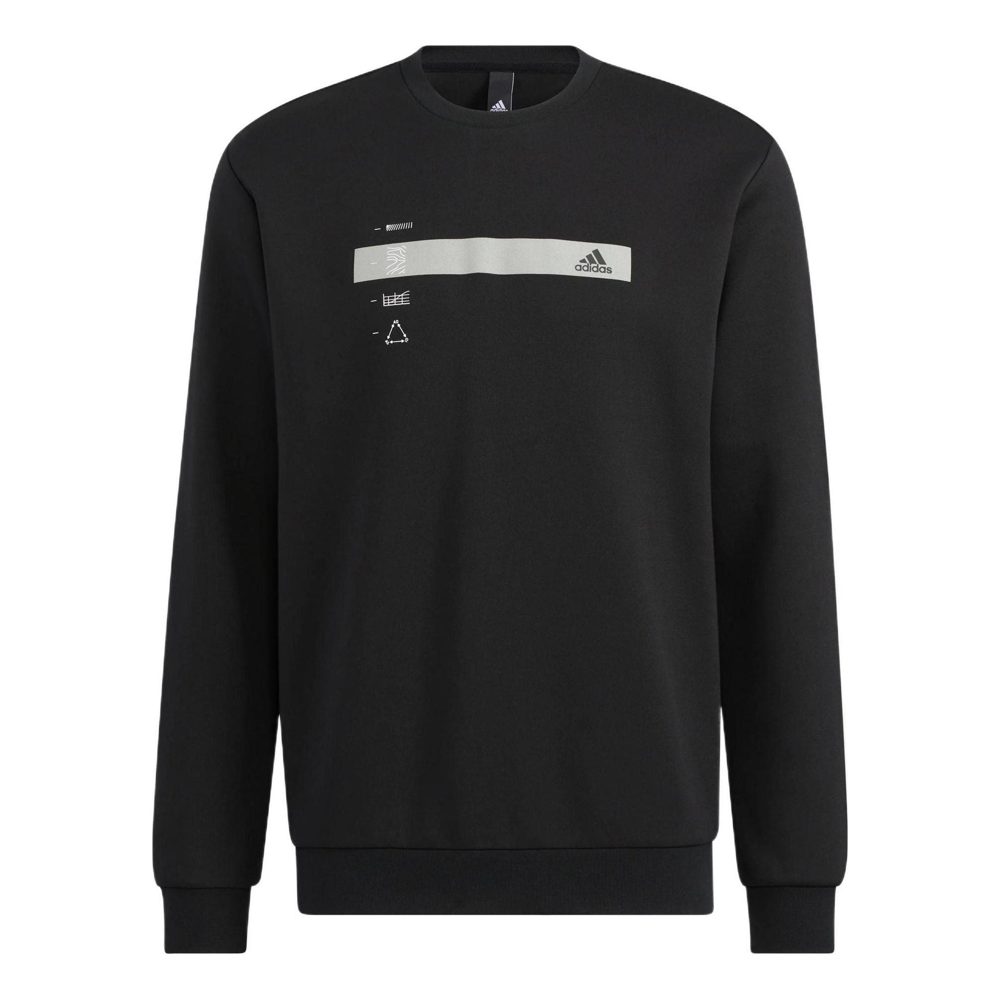 adidas Classic Gfx Crew Sweatshirt 'Black' HN9019