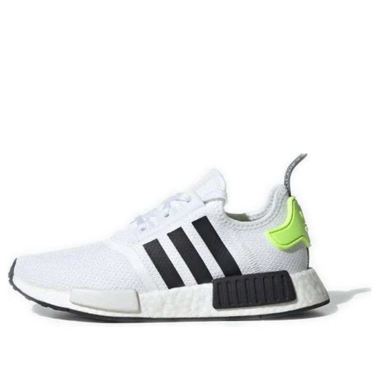 (GS) adidas NMD_R1 J 'White Black Signal Green' FW2699
