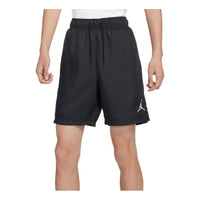 Air Jordan Solid Color Mesh Lacing Straight Shorts 'Black' DQ5687-010