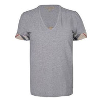 Burberry Casual Plaid Short Sleeve Gray 39339281