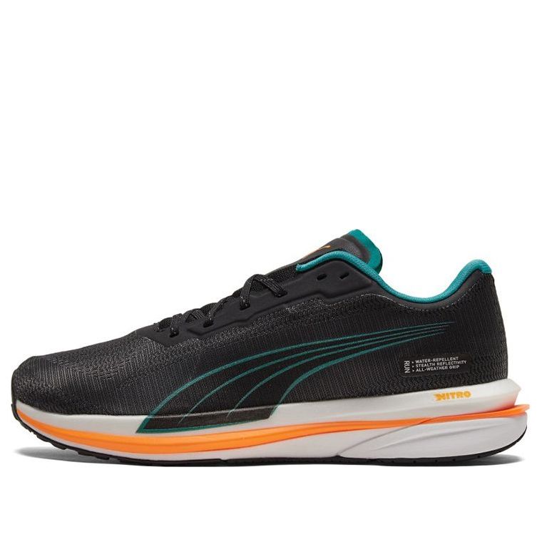 PUMA Velocity Nitro WTR 'Black Orange Glow' 195293-01