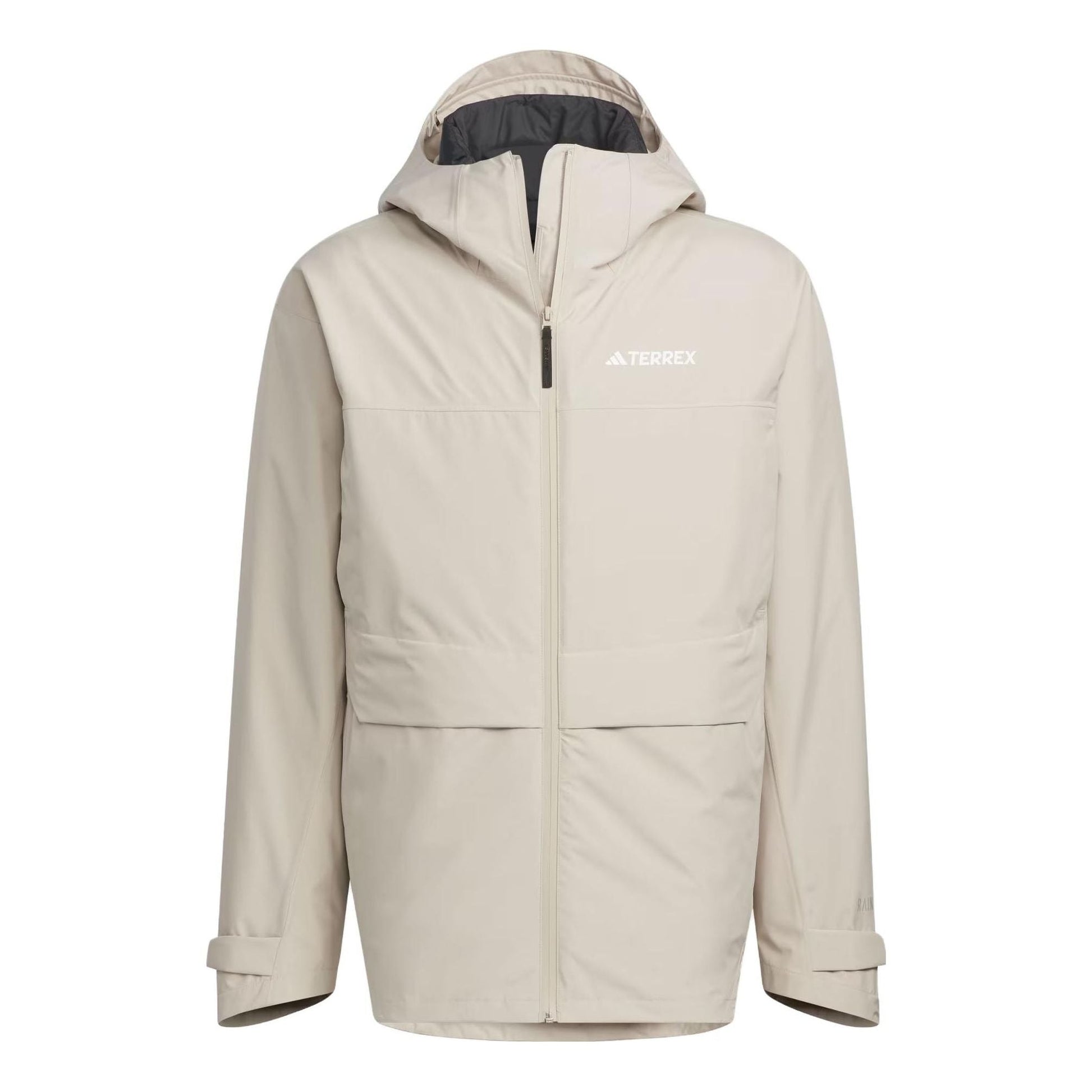 adidas Terrex 3-In-1 Rain.Rdy Parka Asia Sizing 'Beige Black' IL8986