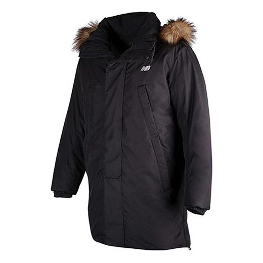 New Balance Casual Mid-Length Down Jacket Asia Sizing 'Black Brown' NP848011-BK