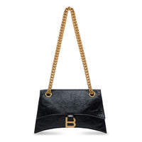 (WMNS) Balenciaga Crush Small Chain Bag 'Black' 716351210IT1000