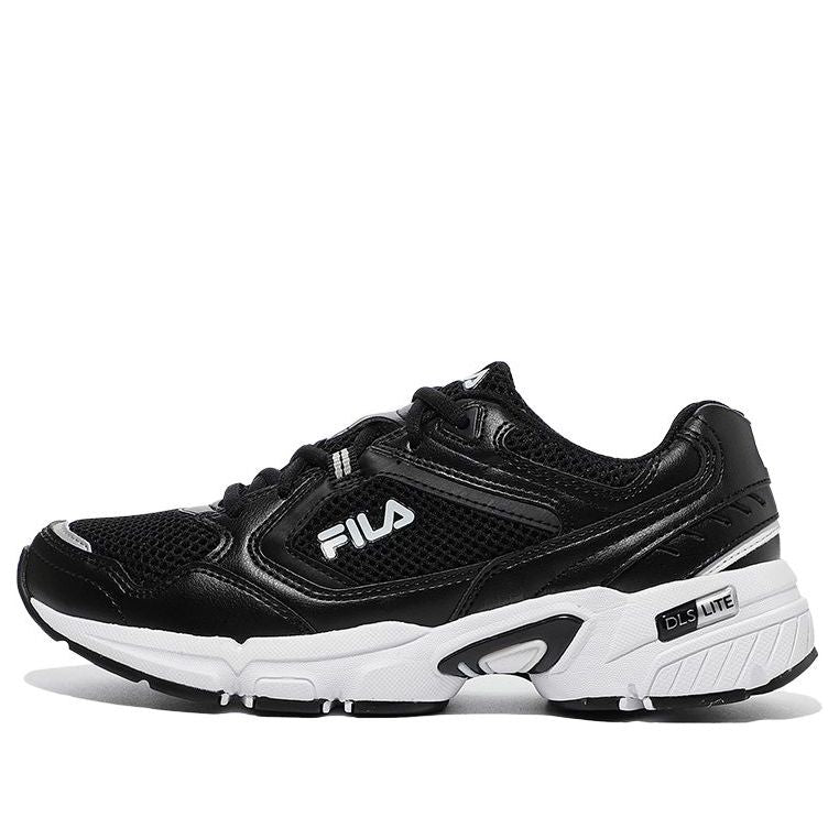 FILA Wear-Resistant Shock Absorption Low Top Casual Black White Korean Version 'Black White' 1RM01141E_021