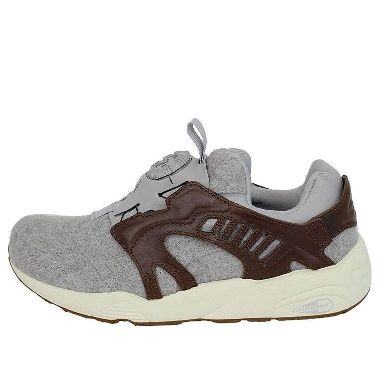 PUMA Disc Blaze Felt Running Shoes Gray/Brown 358820-01