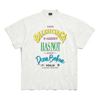 Balenciaga Not Been Done Oversized T-shirt 'Off White' 787349TQVW49012