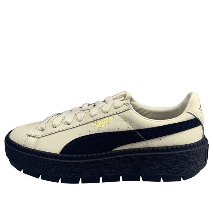 (WMNS) PUMA Basket Platform Trace 'Vanilla Ice/Night Sky' 367067-02