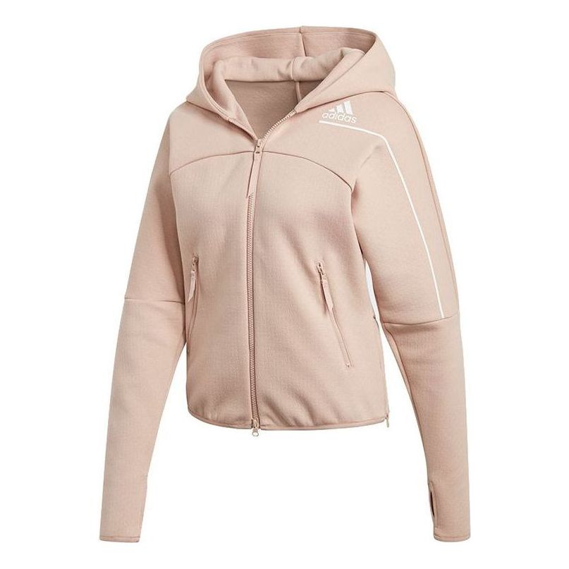 (WMNS) adidas Z.N.E Hooded Jacket Asia Sizing 'Pink' GN6739