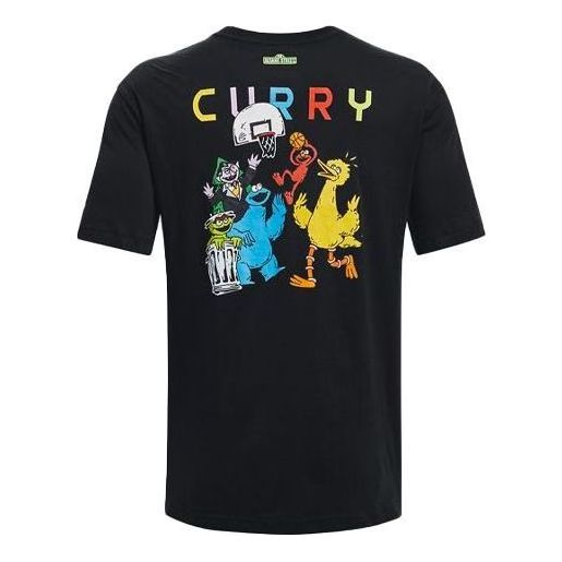 Under Armour Curry Sesame Street Graphic Tee 'Black' 1366621-001