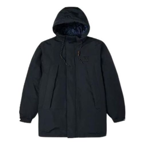 Converse Premium Mid Down Hooded Jacket Asia Sizing 'Black' 10023775-A03