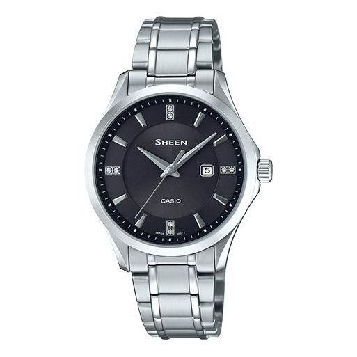 CASIO SHEEN Waterproof Sapphire Crystal Solar Powered Silver Analog SHS-4522D-1AUPR2021