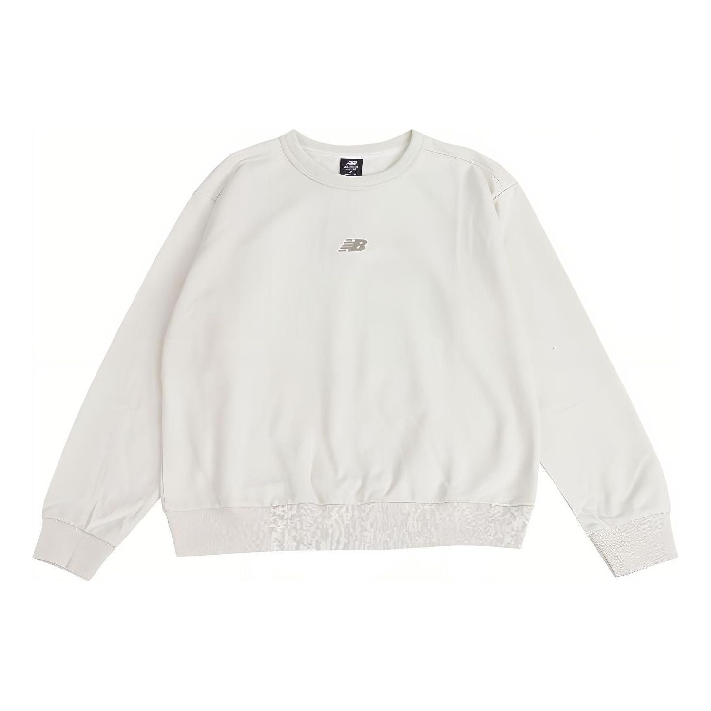 (WMNS) New Balance Essentials Crewneck Top Asia Sizing 'White' AWT34311-CIC