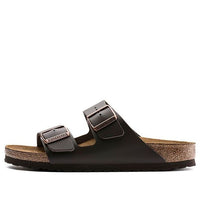 Birkenstock Arizona Natural Leather 'Dark Brown' 51101