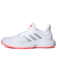 (WMNS) adidas Gamecourt White/Grey/Red FU8130