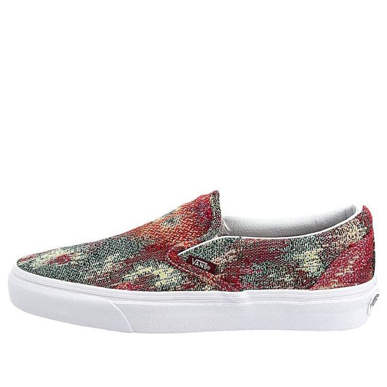 Vans Classic Slip-on Shoes Red/Green VN0004MPJR4