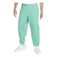 Men's Nike Solid Color Bundle Feet Casual Sports Pants/Trousers/Joggers Green DA0330-393