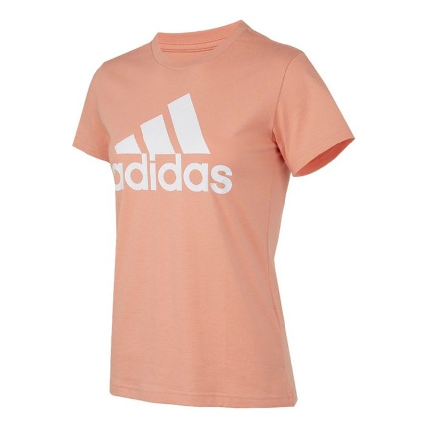 (WMNS) adidas Bl T Logo Printing Round-neck Pink/Red H07810