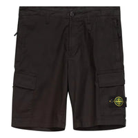 STONE ISLAND Cargo Bermuda Shorts 'Black' 7415L0803-V0029