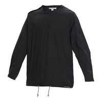 Men's Y-3 Casual Solid Color Round Neck Long Sleeves Black T-Shirt GK4809