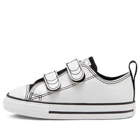 (TD) Converse Chuck Taylor All Star 2v Little White/Black 768783C