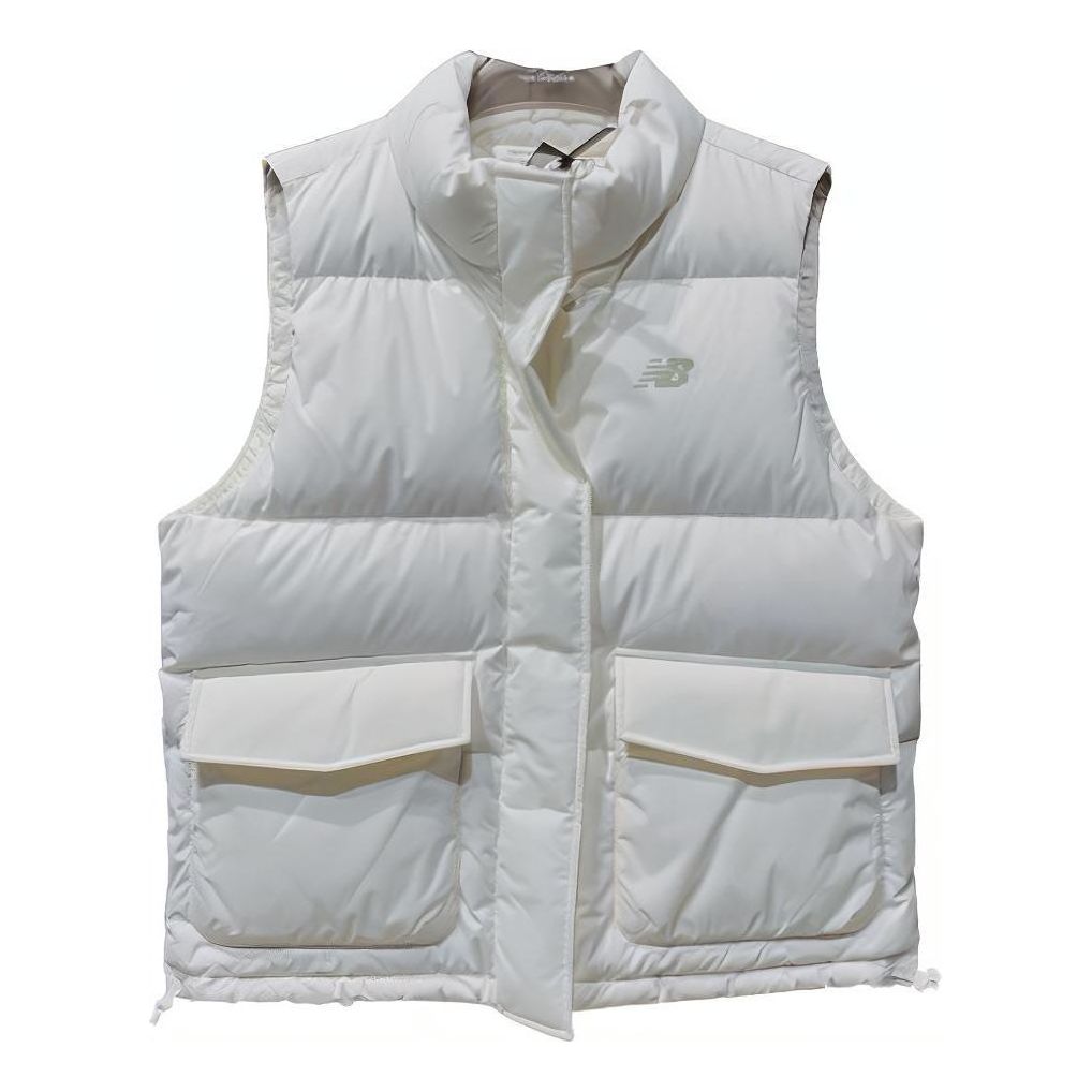 (WMNS) New Balance Warm Down Vest Asia Sizing 'White' AWV34300-CIC