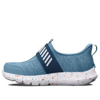 (PS) Under Armour Surge 3 Slip Paint Splatter Running Shoes 'Blue White' 3027419-400