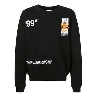 Off-White SS19 99 Impressionism Round Neck Sweater OMBA025R19B970091088