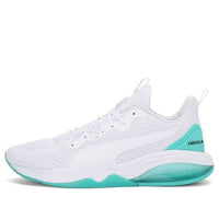 (WMNS) PUMA Lqdcell Tension One8 Low Top Running Shoes White/Blue 193312-01