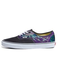 Vans Authentic Low Top Suede Canvas Shoes 'Black Purple' VN0A5KRDDNV