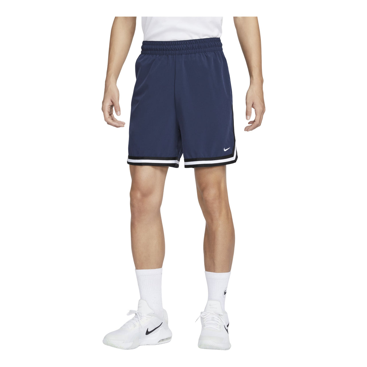 Nike DNA Dri-FIT Comfortable Woven Basketball Shorts 'Blue White' FN2660-410