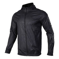 adidas neo Alphabet Geometry Pattern Loose Zipper Jacket Black EI4508