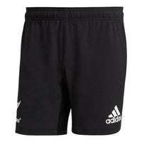 Men's adidas Solid Color Logo Printing Rugby Sports Shorts Black GU1913
