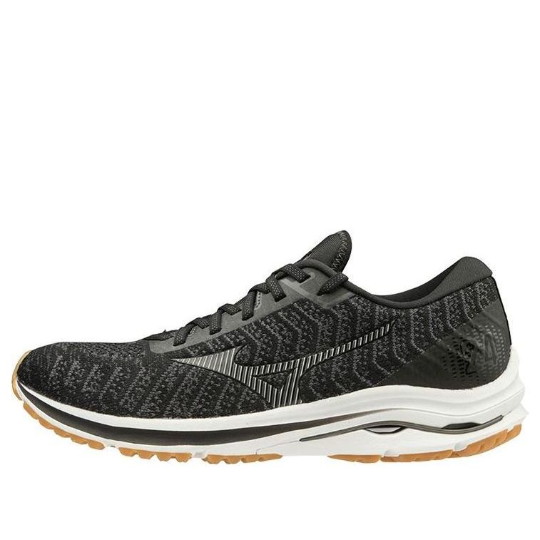 Mizuno Wave Rider 24 Waveknit Super Wide 'Black' J1GC207651