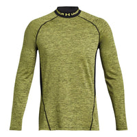 Under Armour ColdGear Twist Mock Long Sleeve T-shirt 'Green' 1379820-743
