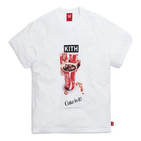 KITH x Coca Cola Crossover Ad Vintage Round Neck Short Sleeve Unisex White KH3866-101