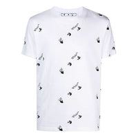 Off-White SS21 Logo Printing Short Sleeve White OMAA027R21JER0120110