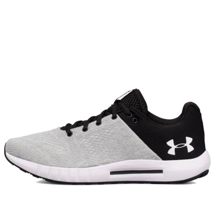 (WMNS) Under Armour Micro G Pursuit 'Black Grey' 3000101-103
