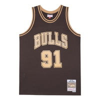 Mitchell & Ness x NBA Chicago Bulls '97-'98 'Dennis Rodman 91' SMJY4313-CBU97DRDBROW
