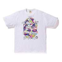 BAPE KATAKANA TEE MENS WHITE BAPE-SS18-123
