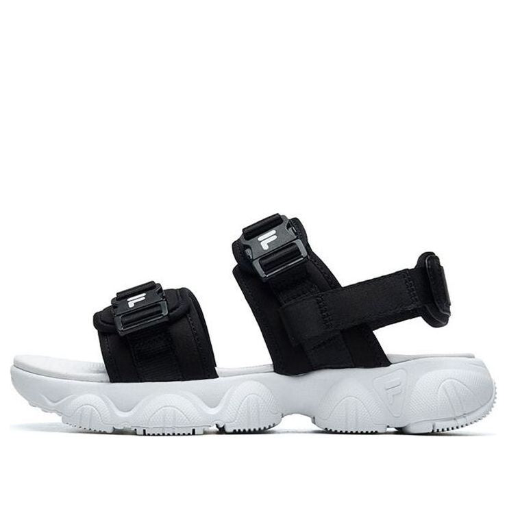 (WMNS) FILA Casual Sandals For Black/White F12W124530FBK