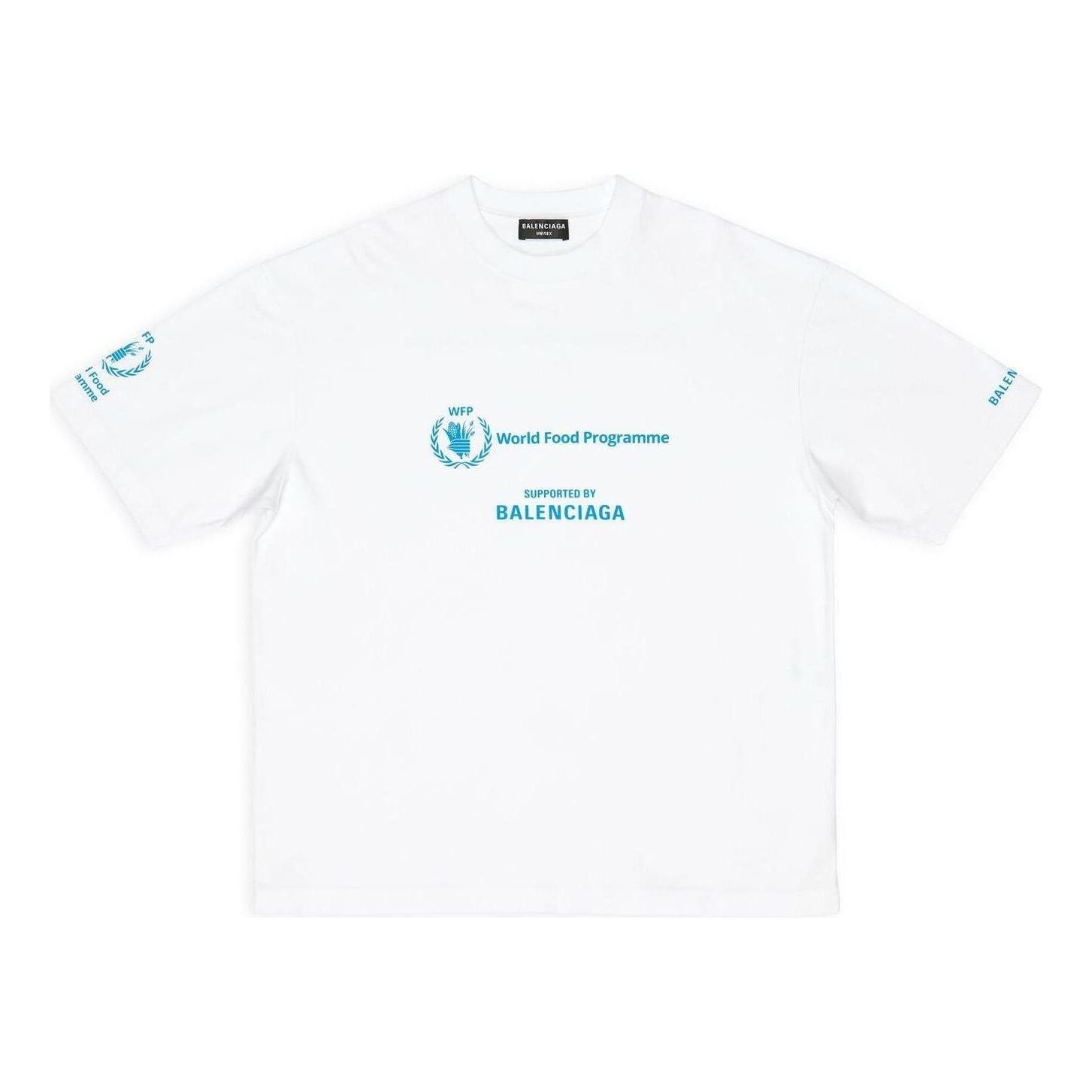 Balenciaga x WFP T-Shirt Medium Fit 'White' 612966TMVL29086