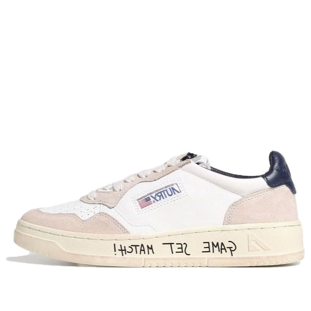 (WMNS) AUTRY Medalist Low Leather and Suede 'White Beige' AULW-WC08