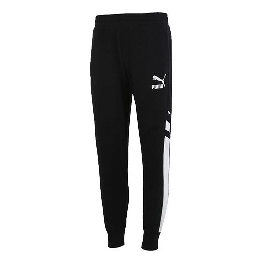 PUMA Casual Sweatpants 'Black White' 530685-01