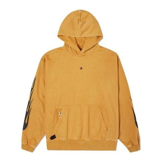 Converse Court-Ready Cloud Washed Graphic Hoodie Asia Sizing 'Wheat' 10021990-A03