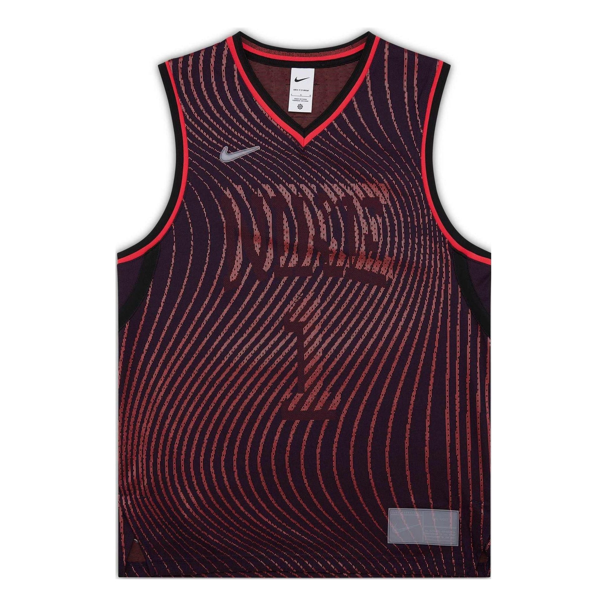 Nike Dri-fit Adv Innovation Basketball Jerseys 'Red Black' DH7135-410