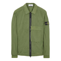 STONE ISLAND Garment Dyed Naslan Light Overshirt 'Green' 771510303-V0058