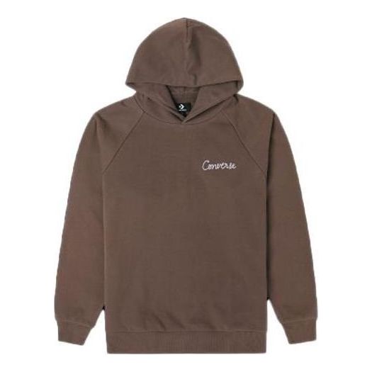 Converse Raglan Elevated Hoodie Asia Sizing 'Brown' 10024580-A03